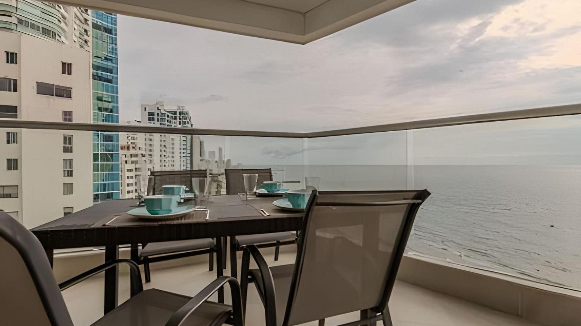 Hermoso Apto - 2 Hab Piso- 17 Murano Elite * Cartagena